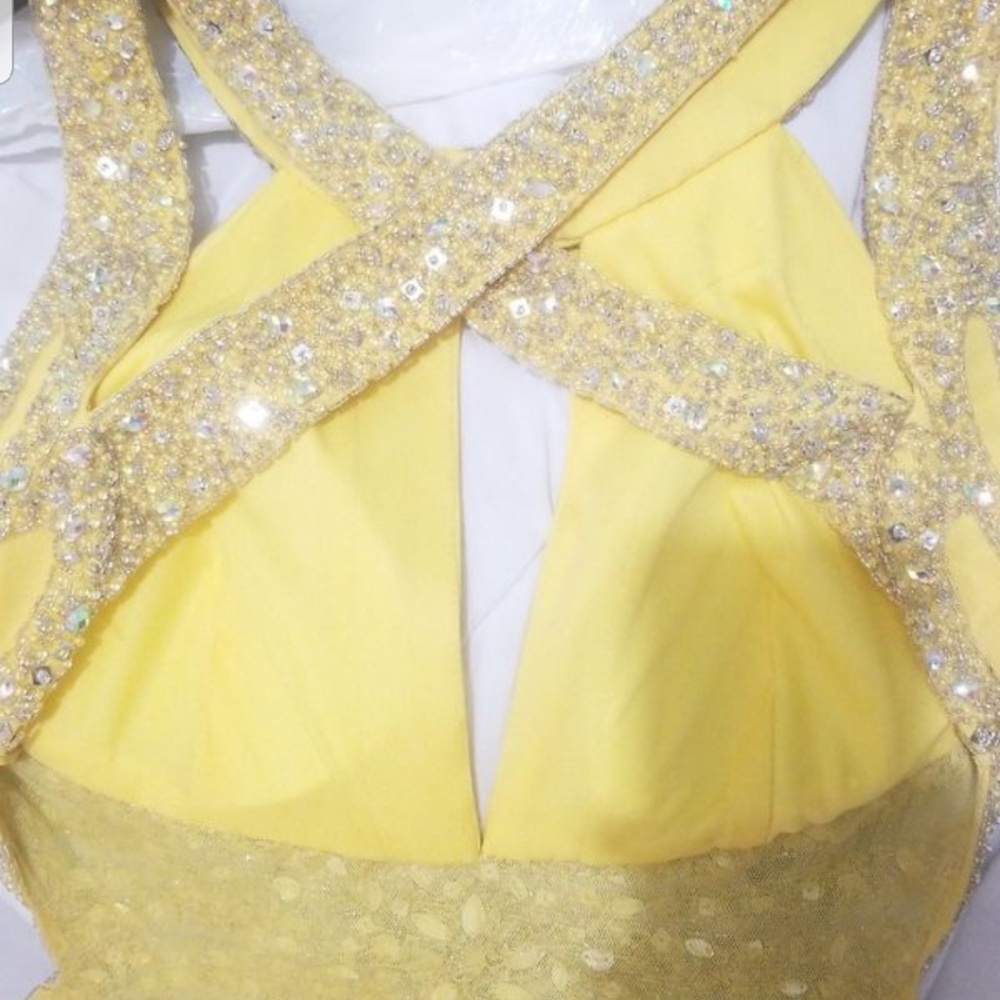 Formal Camille  yellow dress - Picture 3 of 4